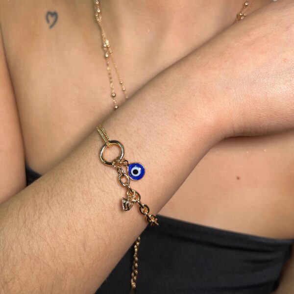 Pulsera elabones Ojo Turco